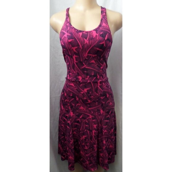 Banana Republic Dresses & Skirts - "BANANA REPUBLIC" BERRY & BLUE FLORAL CASUAL CAREER SLEEVESS MIDI DRESS XS NWT
